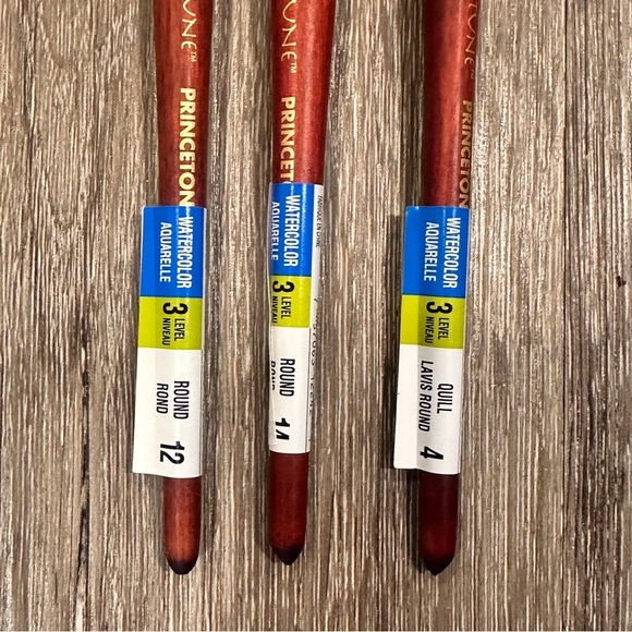 15 Princeton Neptune Professional Watercolor Paintbrushes Synthetic Brushes NEW - Picture 8 of 14